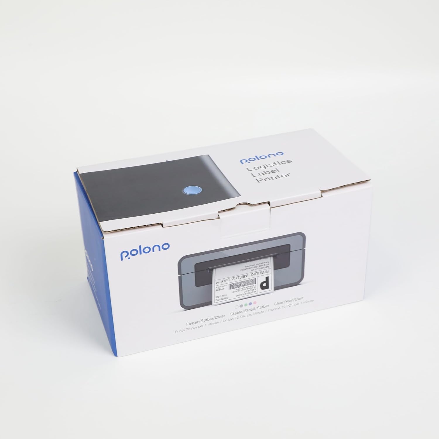 Thermal Label Printer, 4X6 Shippping Label Printer for Shipping Package, Commercial Thermal Label Maker, Compatible with Amazon, Ebay, Etsy, Shopify, Etc, Support Windows and Mac, Purple